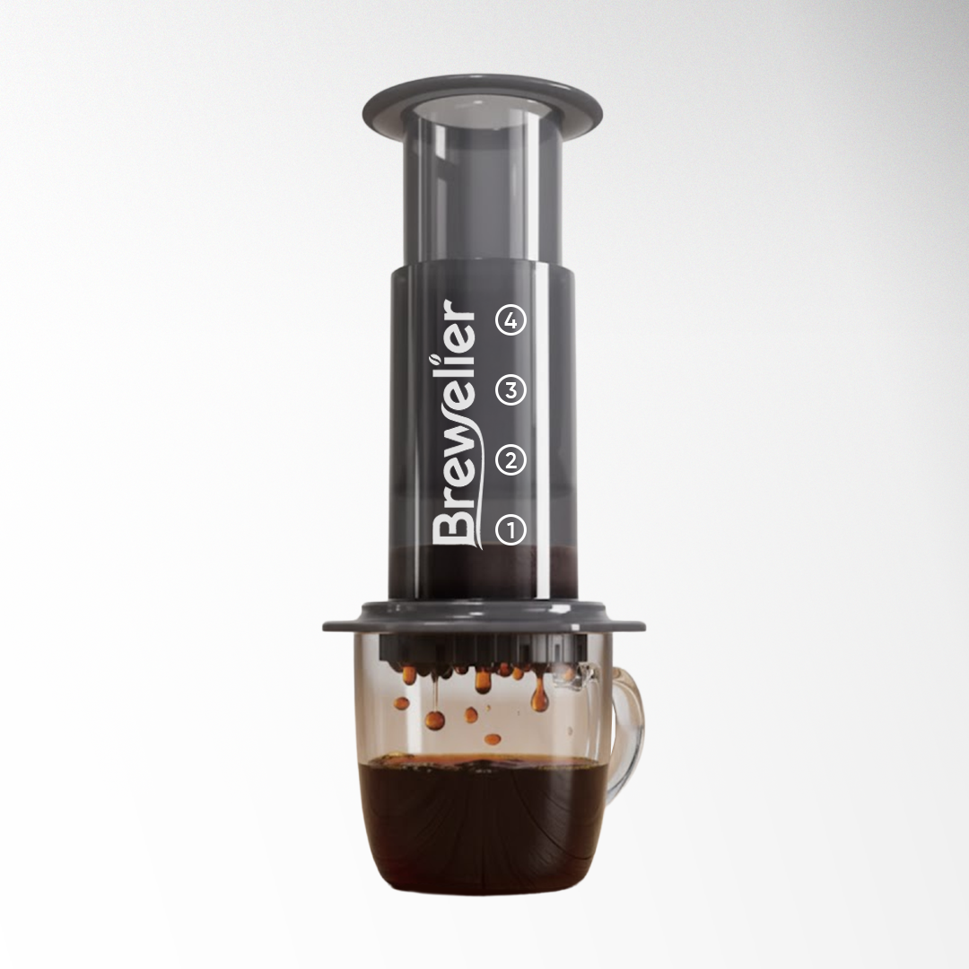 Brewelier Portable Hand Press Coffee Pot
