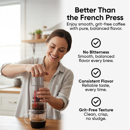 Brewelier Portable Hand Press Coffee Pot
